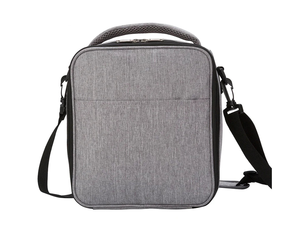 Green Insulated Aluminum Lunch Bag Lightweight Eco Friendly