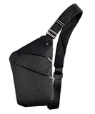 Urban Stylish Sleek Anti-Theft Zippered Compact Organizer Men's Messenger Bag