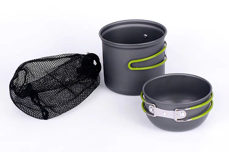 Portable DS-101 Outdoor Non-Stick Camping Cookware Set