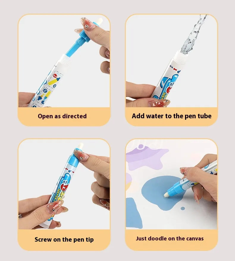 Aqua Magic Portable Re-usable Creativity Educational Creative Toy Sketch Board