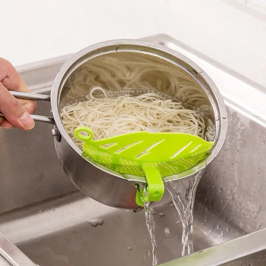 Leaflet Rice Cleaner Bean Strainer Rice Washing Grain Filter