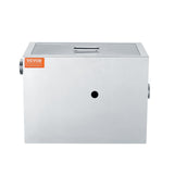 VEVOR 8/25/40LBS Commercial Grease Interceptor Trap 3/6/10 GPM Stainless Steel