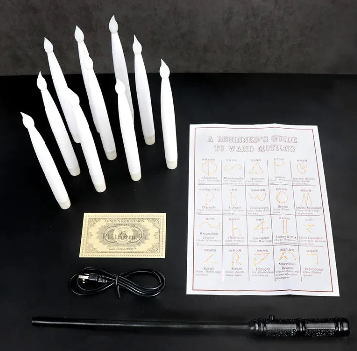 Enchanted Whimsical Glow Remote-Controlled Battery-Operated Flameless LED Candles