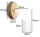 Elegant Sleek Iron Wall Light for Bedrooms & Corridors