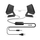 Computer USB Hi-Fi Speakers Multimedia Wireless Compact Speakers
