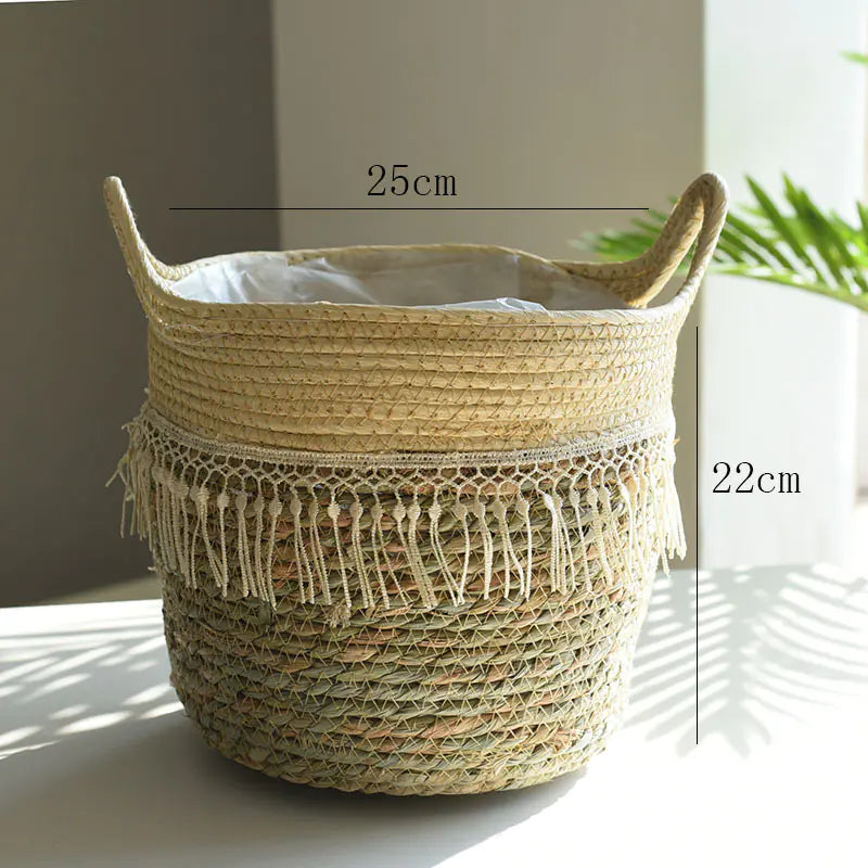 Nordic Woven Planters Set