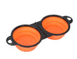Travel Buddy Adventure Foldable Compact Folded Size Silicone Pet Bowl