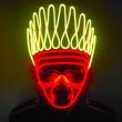 Durable Glow Mask for Halloween Dance & Stage EL Costume