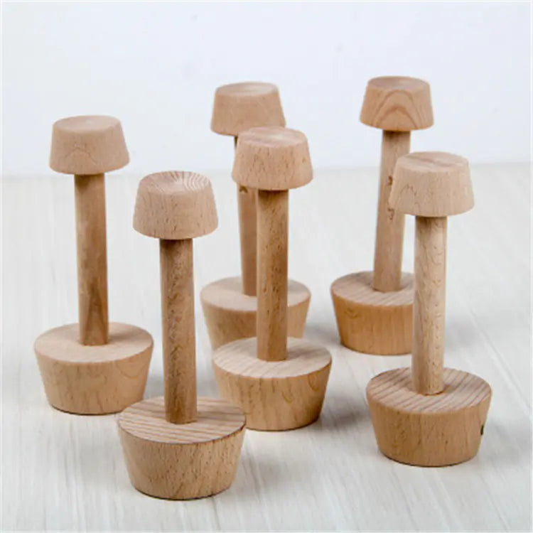 Eco Wood Pastry Tart Shaper Wooden Pastry Pusher Tart Mold
