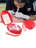 CPR Safety Compact Emergency Respiration Rescue Breathing Valve Mask