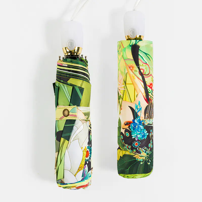 Stylish UV Defense Traditional Umbrella Lightweight