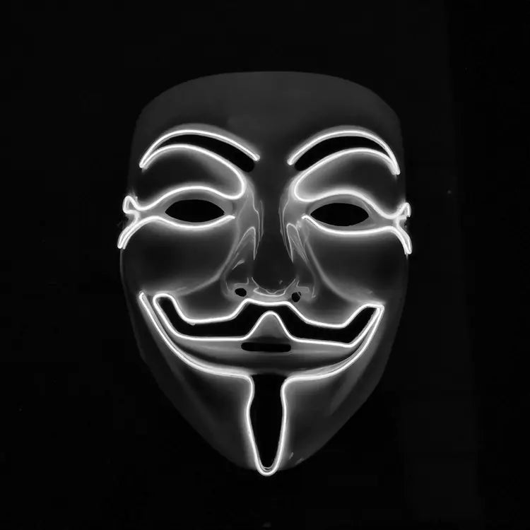 Electroluminescent Cosplay Mask LED Colorful Mask