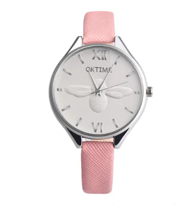 Versatile Chic 3D Bee Alloy Watch Lightweight