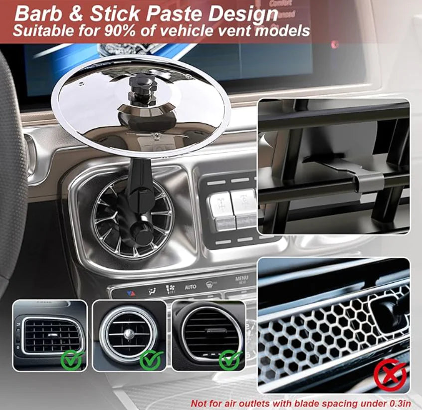 Car Air Vent Lightweight mini drum cymbal Accessory Charm 2-Pack Ideal For Music Lovers