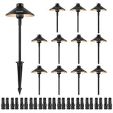 VEVOR 8/12PCS Low Voltage Landscape Path Lights 12-24V Outdoor LED Pathway Light