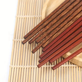 Durable Fu Character Solid Wood Chopsticks for Chinese Cuisine