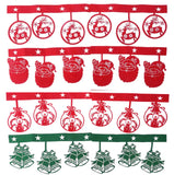 Christmas Triangle Banner Decoration with Letters | Holiday Decor