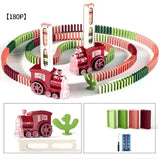 Interactive Battery-Powered Domino Train Set Creative Toy