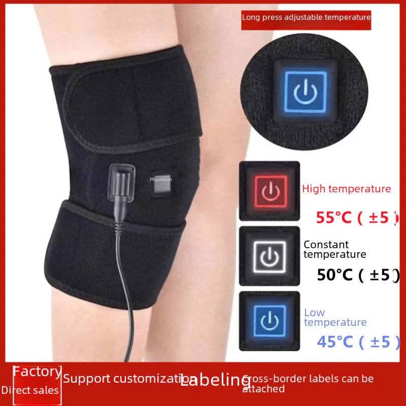Adjustable USB Heat Therapy Knee Braces Therapeutic