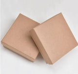 Vintage Leather Paper Earring Ring Box Jewelry Packaging