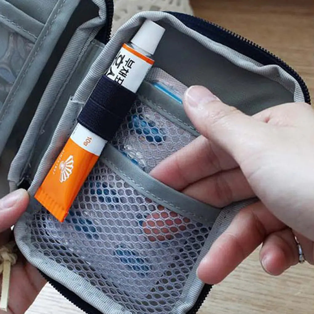 Compact Safety Medical Organizer First Aid Medicine Organizer