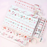 Creative Adhesive Scrapbooking Colors Decorative Washi Tape Bundle (8 Rolls)