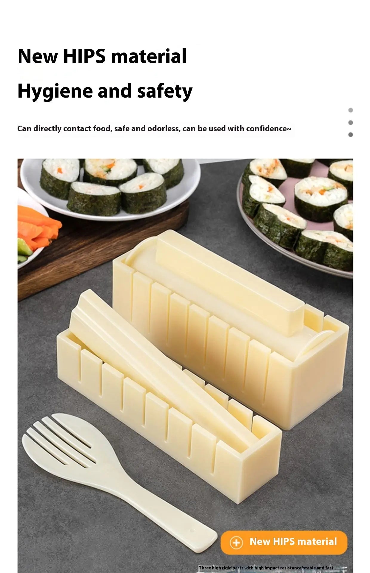 Easy Sushi Shape Maker sushi-maker mold-set easy-clean