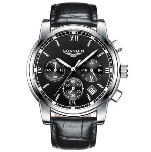 Durable Gleaming Sports Steel Watch Waterproof & stainless
