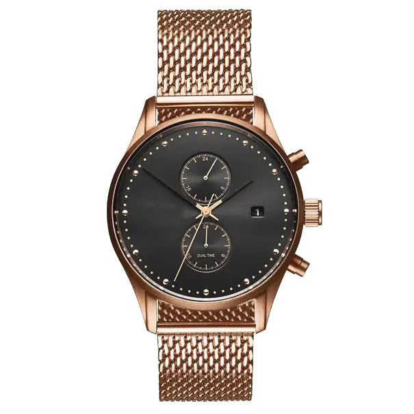 Fashionable Modern Men's Quartz Watch with Calendar Feature