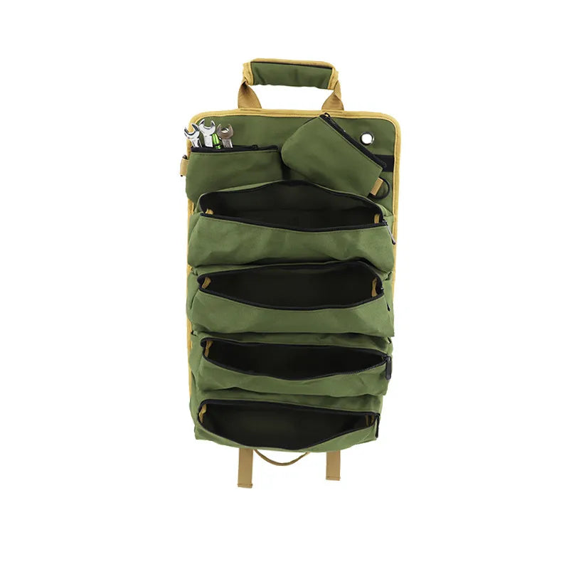 High Quality Compact Roll-Up Tool Organizer Bag Durable & Compact