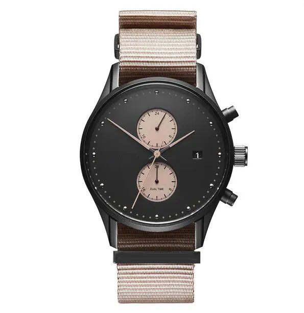 Fashionable Modern Men's Quartz Watch with Calendar Feature