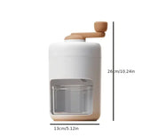 Compact Ice Shaver Crusher Machine Lightweight BPA-Free with Ice Cube Trays