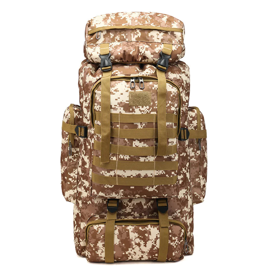 Camouflage Trek Backpack Waterproof Shock Resistant Backpack