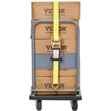 VEVOR Ratchet Straps Tie Down Strap 2"x 8' ,15',27',30' w/J Hook/E-Track 8 Pack
