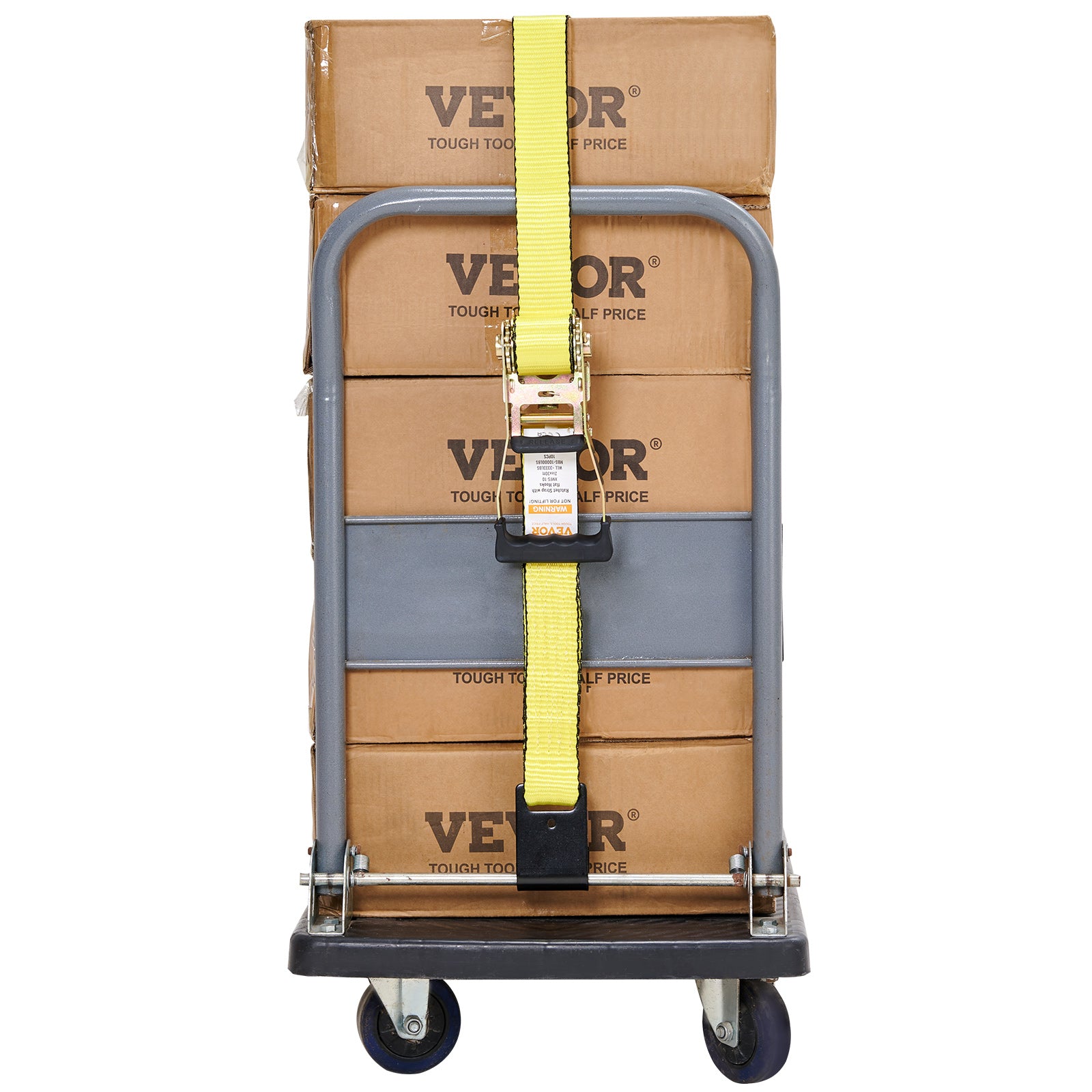 VEVOR Ratchet Straps Tie Down Strap 2"x 8' ,15',27',30' w/J Hook/E-Track 8 Pack