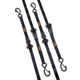 VEVOR Ratchet Straps Tie Down Strap 2"x 8' ,15',27',30' w/J Hook/E-Track 8 Pack