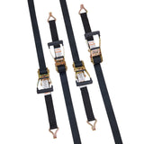 VEVOR Ratchet Straps Tie Down Strap 2"x 8' ,15',27',30' w/J Hook/E-Track 8 Pack