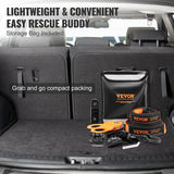 VEVOR Winch Recovery Kit Tow Strap Shackle Emergency Kit 3"x30' 30000lb 4/5/8PCS