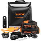 VEVOR Winch Recovery Kit Tow Strap Shackle Emergency Kit 3"x30' 30000lb 4/5/8PCS