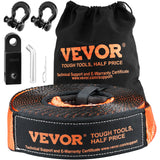 VEVOR Winch Recovery Kit Tow Strap Shackle Emergency Kit 3"x30' 30000lb 4/5/8PCS