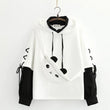 Women's Fleece Hooded Sweater with Panda Design