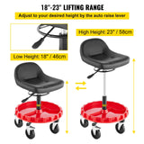 VEVOR Rolling Garage Stool 300/400LBS Adjustable Swivel Work Shop Seat w/Casters