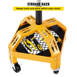 VEVOR Rolling Garage Stool 300/400LBS Adjustable Swivel Work Shop Seat w/Casters