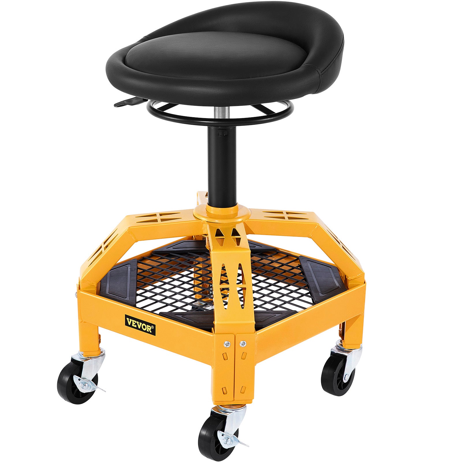 VEVOR Rolling Garage Stool 300/400LBS Adjustable Swivel Work Shop Seat w/Casters