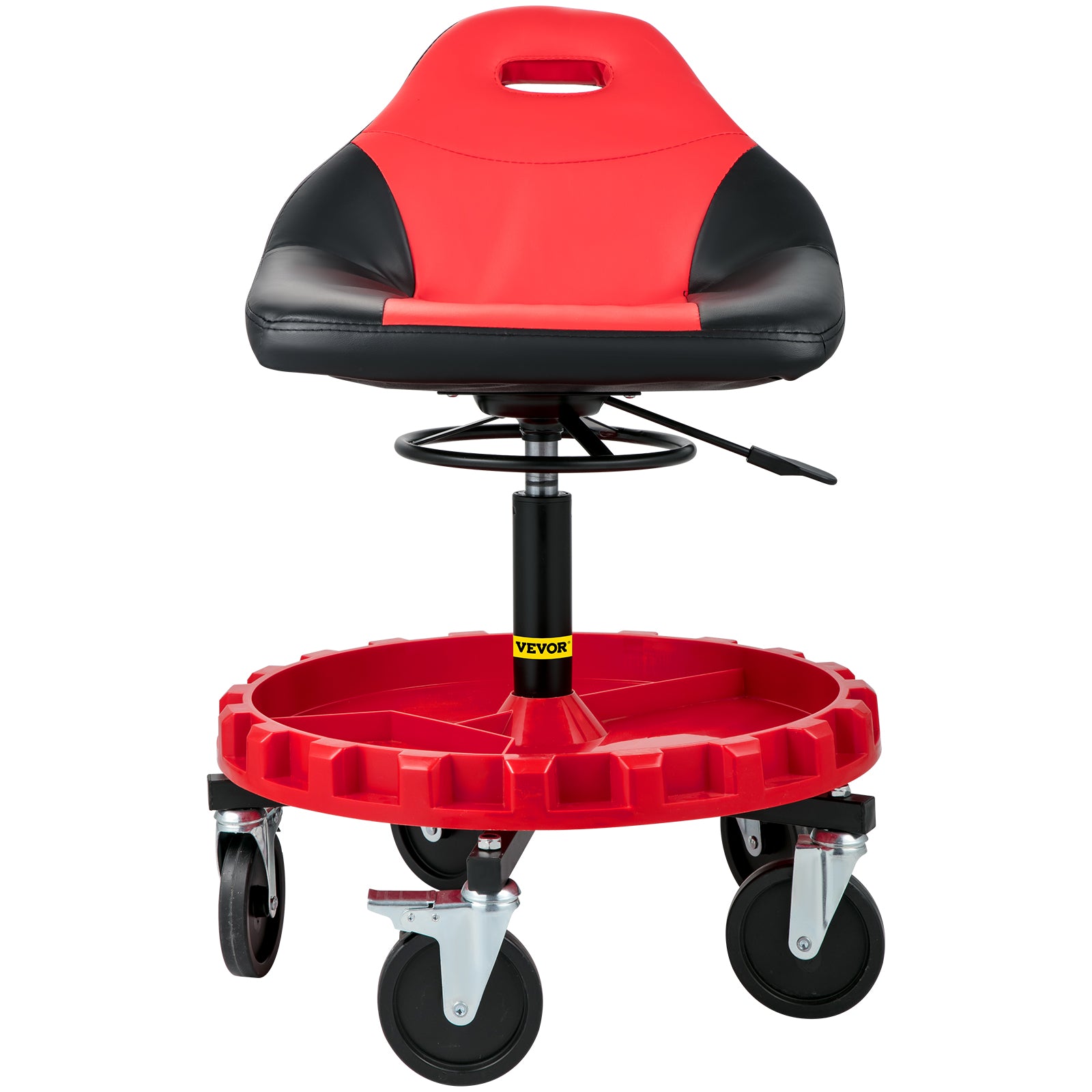 VEVOR Rolling Garage Stool 300/400LBS Adjustable Swivel Work Shop Seat w/Casters