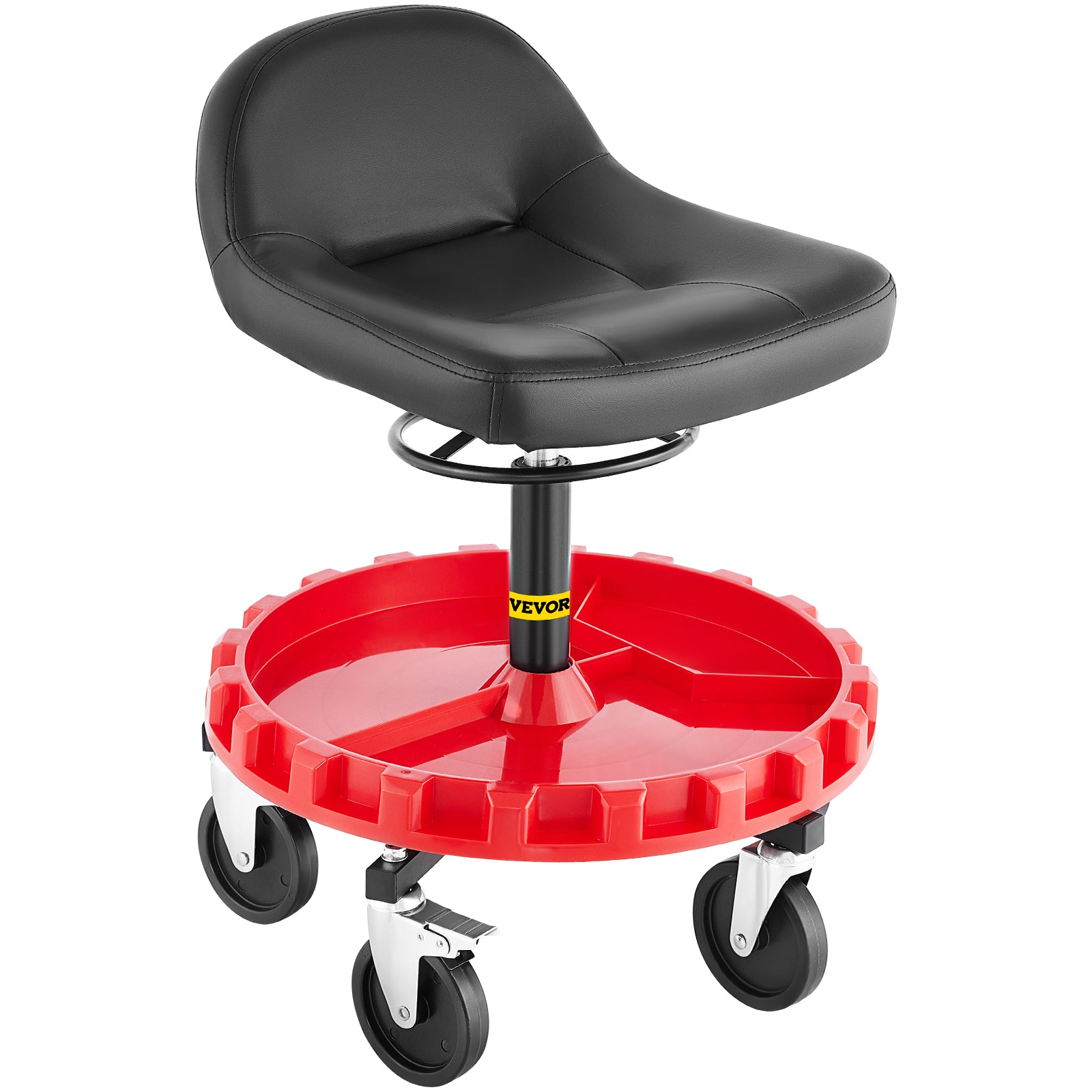 VEVOR Rolling Garage Stool 300/400LBS Adjustable Swivel Work Shop Seat w/Casters