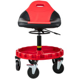 VEVOR Rolling Garage Stool 300/400LBS Adjustable Swivel Work Shop Seat w/Casters