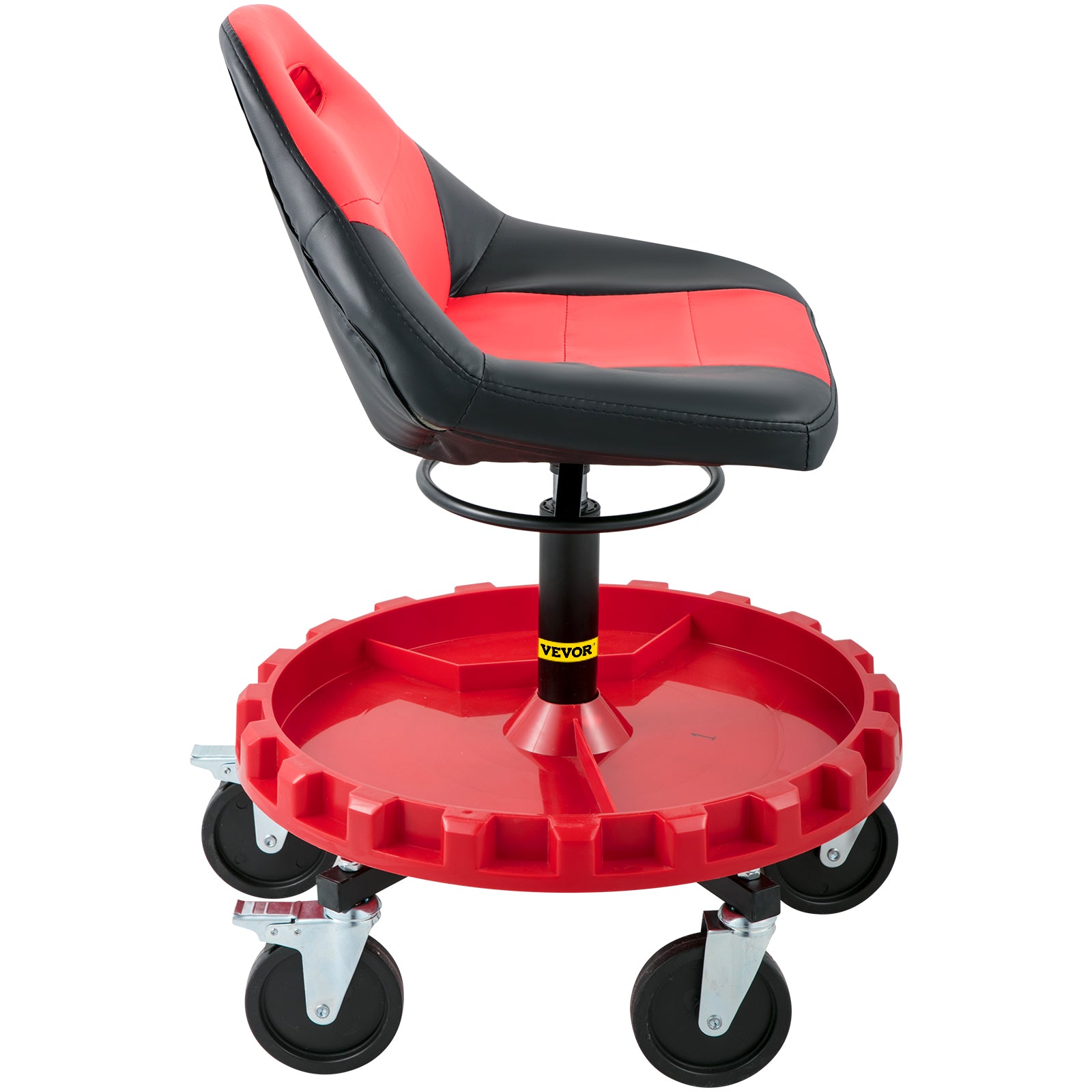 VEVOR Rolling Garage Stool 300/400LBS Adjustable Swivel Work Shop Seat w/Casters
