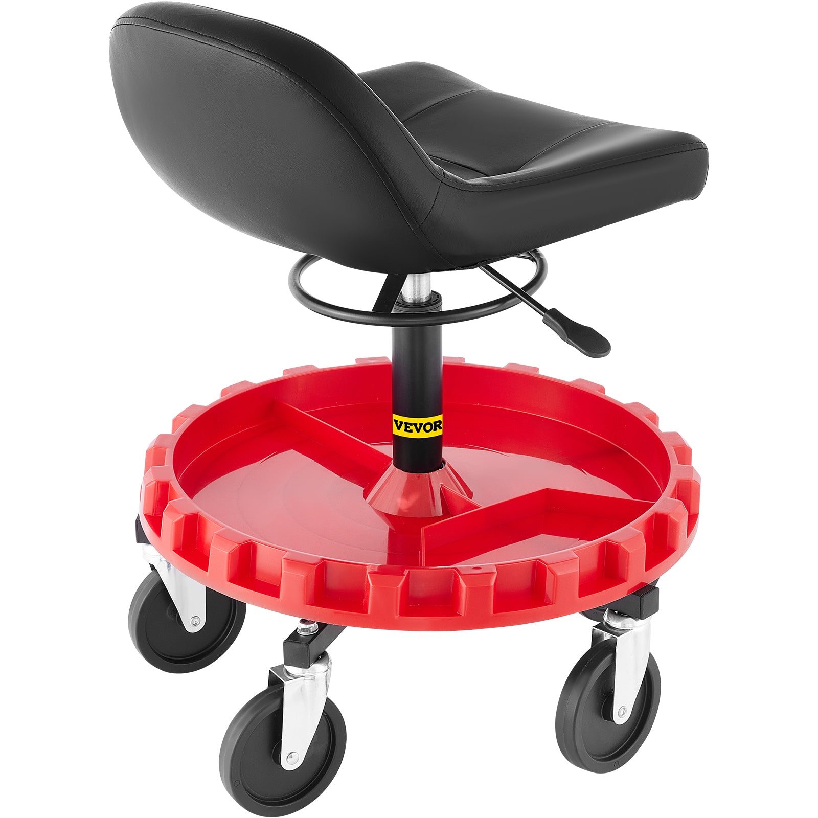 VEVOR Rolling Garage Stool 300/400LBS Adjustable Swivel Work Shop Seat w/Casters