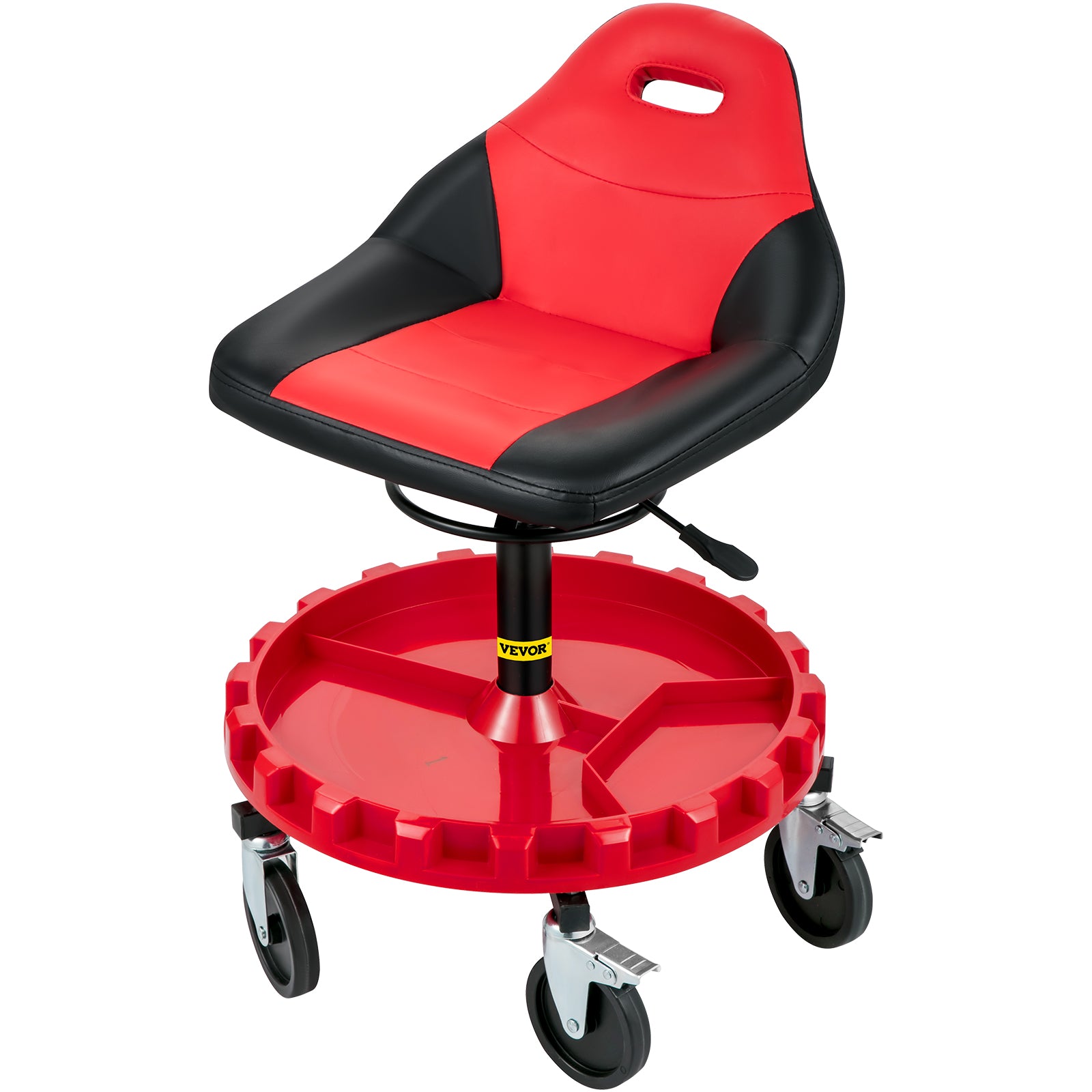VEVOR Rolling Garage Stool 300/400LBS Adjustable Swivel Work Shop Seat w/Casters